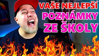 VAŠE NEJLEPŠÍ POZNÁMKY ZE ŠKOLY 😂 [upl. by Damarra]