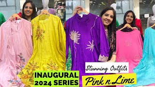 Blockbuster Episode on Party Wear Suits Kaftans Lehengas Cord Sets amp Party Velvet at Pink n Lime [upl. by Loginov]