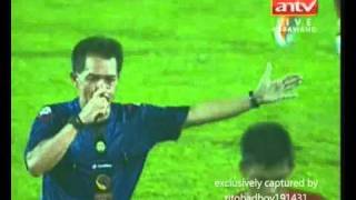 Safee Sali di Pelita Jaya vs Arema 2442011 [upl. by Airdnna]