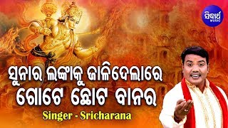 Sunara Lankaku Jali Delare Gote Chhota Banara  Odia Hanuman Bhajan  Sri Charan  Sidharth Bhakti [upl. by Wade]