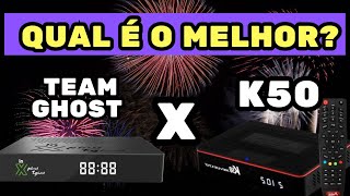 AUDISAT K50 OU INXPLUS TEAM GHOST QUAL É O MELHOR PARA VOCÊ [upl. by Mclaughlin]