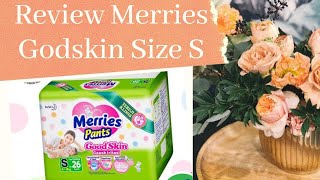 REVIEW MERRIES GOODSKIN  DIAPERS BABY 5BULAN SIZE S [upl. by Adaline]