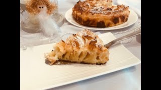 Pastel de pasta Filo con crema y manzana [upl. by Pendleton]