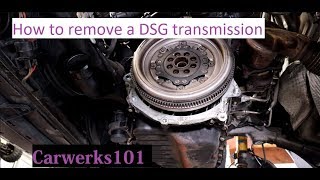 How to remove a DSG transmission [upl. by Vick]