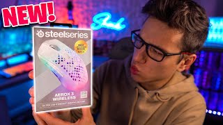 SteelSeries GHOST Aerox 3 Wireless Unboxing amp Setup [upl. by Trebor]