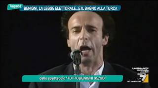 Benigni la legge elettorale e il bagno turco [upl. by Smoot558]