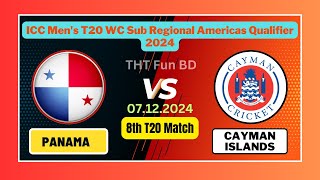 Panama Vs Cayman Islands  ICC Men’s T20 WC Sub Regional Americas Qualifier Live Score Stream 2024 [upl. by Leeda]