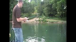 Trout fishing on Lake taneycomo with John Sappington and Fishing Guide Branson [upl. by Shayna]