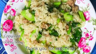 Salted Organic Fish Fried Rice  Thai Recipe [upl. by Balliol]