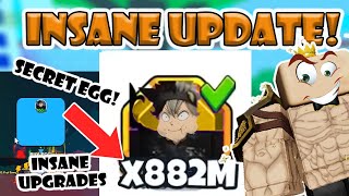 UPDATE NEW SECRET EGG amp NEW UPGRADES amp NEW TRAINING AREA Anime Punching Simulator [upl. by Nowad]