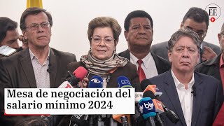 Salario mínimo 2024 le explicamos cómo funciona la negociación  El Espectador [upl. by Zobkiw812]