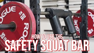 How to Use the Safety Squat Bar [upl. by Jangro708]