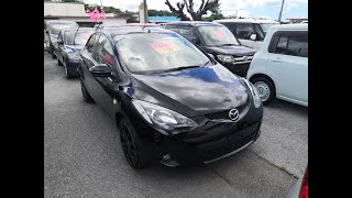 Johnnys Used Cars Okinawa  2009 Mazda Demio 16104 [upl. by Ennayr109]