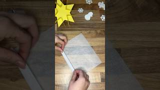 Faltsterne 🌟 diy basteln bastelnmitpapier papierstern weihnachtsdeko geschenk dekoration [upl. by Gent]