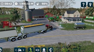 part 14 farming simulator 23 map mod all vehicle working unlimited money ultra graphic gameplay [upl. by Oinotnaocram887]