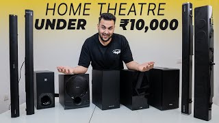 I Bought THE BEST 5 HOME THEATRES under ₹10000  WORST to BEST [upl. by Maxama773]