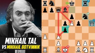 The Thrilling Battle Mikhail Tal vs Mikhail Botvinnik  World Championship Match 1960 [upl. by Tamis]