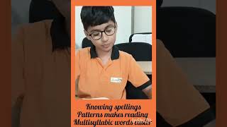 Knowing spellings patterns makes reading multisyllabic words easier phonicsclass education [upl. by Drofxer]