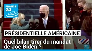 Présidentielle américaine  quel bilan tirer du mandat de Joe Biden  • FRANCE 24 [upl. by Enomys]