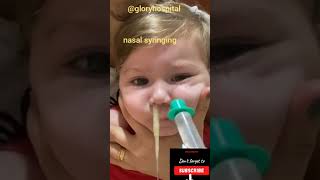 nasal syringing and irrigation nasalpolyps nasalbreathing nasalcavity nasalcongestion [upl. by Fasta]