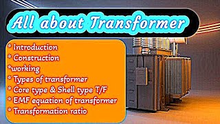 Transformer  transformer in detail 💯 transformer class 12  Types  construction amp working [upl. by Marigold982]