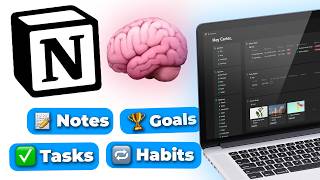 Tour my Notion Second Brain Notion Template Explained 🧠✨ [upl. by Shaughnessy]