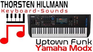 Uptown funk Coversound from Bruno Mars for Yamaha Modx  Montage M for the stage [upl. by Nnaarat]