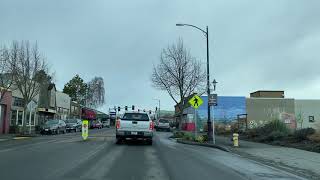 Driving Through Sequim WASHINGTON  E Washington Street Downtown  2020 [upl. by Reppiks]