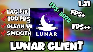 LUNAR CLIENT FOR MCPE 121 FPS BOOST [upl. by Rawdon469]