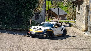 Rallye Faverges 2024 992 GT3RS BMW drift [upl. by Lemmor397]