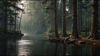 Relaxing Nature Sounds for Studying  Natural Calm Forest River for Reading Sound for Relax [upl. by Aikkin45]