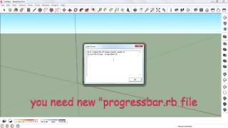 How To Solve Progressbarrb Problem In Sketchup [upl. by Blackman]