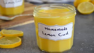 Homemade Lemon Curd [upl. by Piefer]