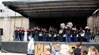 Schutterij St Sebastianus Klimmen op het bevrijdingsfestival 24 te Voerendaal [upl. by Ocisnarf]