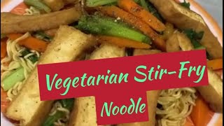 Vegetarian StirFry Noodle [upl. by Francesca]