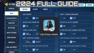 Someshyguys 2024 GameloopCODM FULL Settings Guide [upl. by Nyrak965]