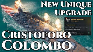 World of Warships Colombos New Unique Upgrade Is Nice [upl. by Paton226]