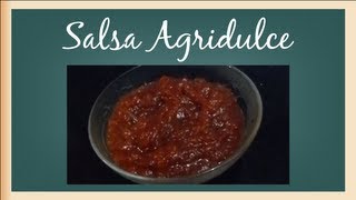 Receta Salsa Agridulce Full HD [upl. by Esli]