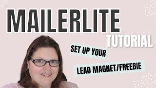 Mailerlite landing page tutorial  How to deliver your freebie or lead magnet for free [upl. by Papke358]