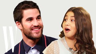 Darren Criss Gets Interviewed by a Cute Little Kid  Little W  W Magazine [upl. by Oznol]