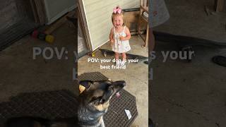 the squeals of happiness 🥹 baby puppiesandbabies babygirl dogs love laughter family dog [upl. by Buroker742]