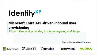 Microsoft Entra APIdriven inbound user provisioning Part 3 [upl. by Topliffe]