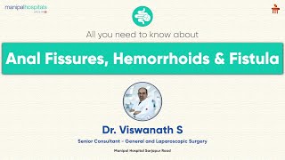 Fissure and Haemorrhoids I Dr Vishwanath S I Manipal Hospitals Sarjapur Road [upl. by Eelrebmyk]