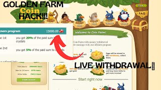 Coin Farmnet not enough Crystal Solved  Hack Golden Farm Crystals [upl. by Anerbas]