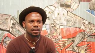 Blessing Ngobeni speaks to ART AFRICA magazine about his art practice [upl. by Karwan711]