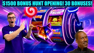 1500 BONUS HUNT OPENING 30 BONUSES [upl. by Schriever]