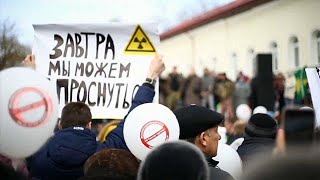 Protestas en Rusia por la mala gestión de la basura [upl. by Kataway]