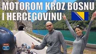 MOTOROM KROZ BOSNU I HERCEGOVINU  VIŠEGRAD SARAJEVO MOSTAR JAHORINA  NA DVA TOČKA [upl. by Aihseym]