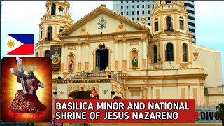 VISITA IGLESIA 2024 QUIAPO CHURCH BASILICA MINORNATIONAL SHRINE OF JESUS NAZARENO [upl. by Finer]