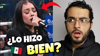 Danna Paola ENTONA el HIMNO DE MEXICO  ¿LO RESPETÓ  Análisis Vocal  Reacción [upl. by Ylnevaeh156]